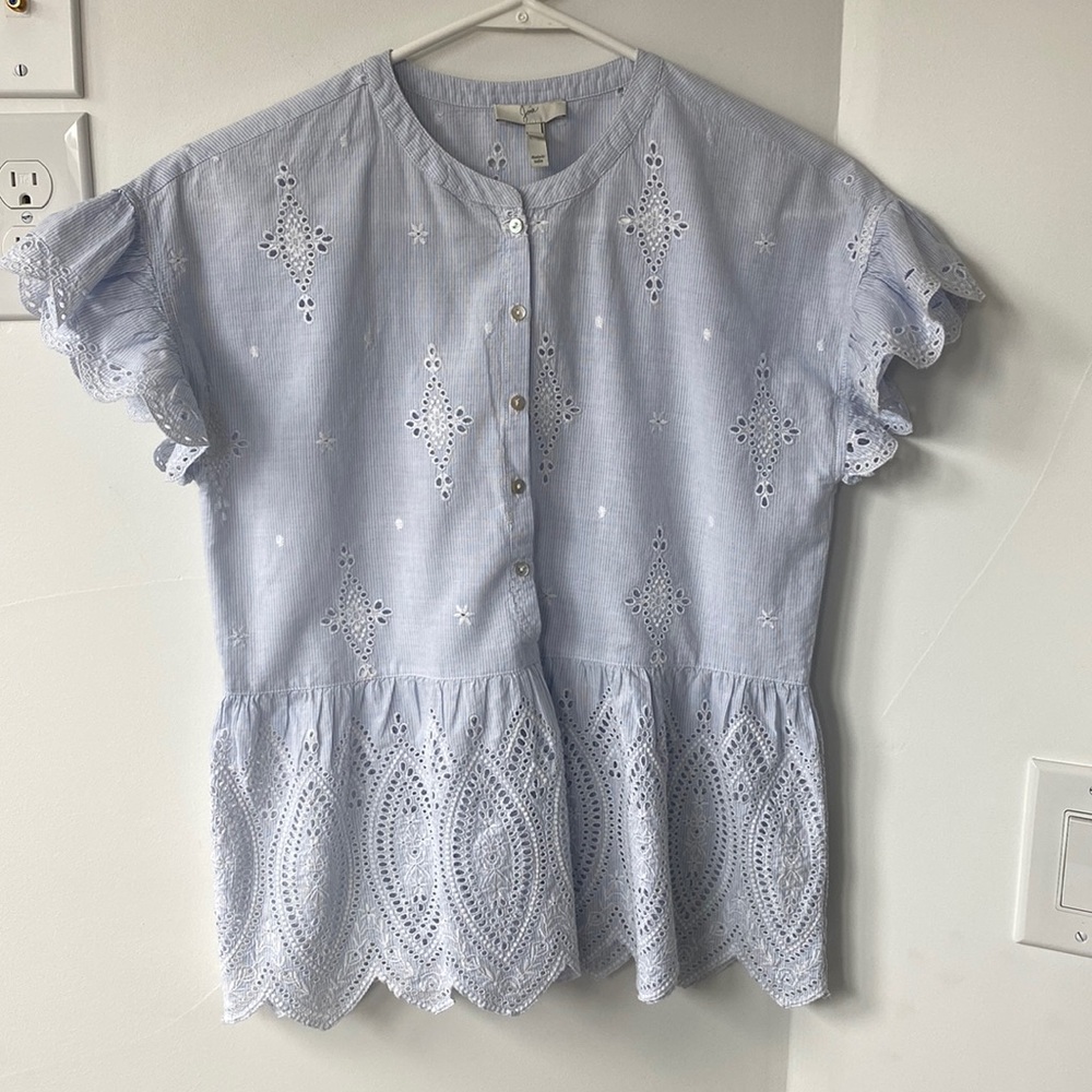 Joie Peplum Blouse